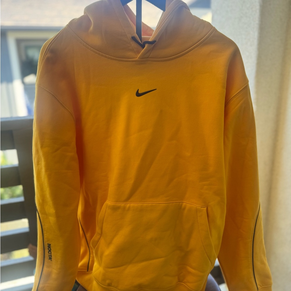 Nike Men's Nocta Bright Yellow Hoodie